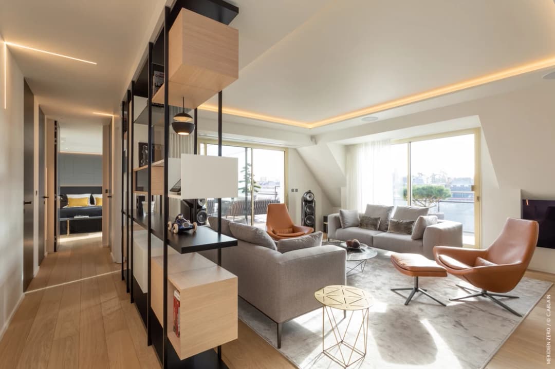 Sol de séjour PVC rénové